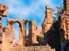 Now only ruins remain of the Church of St. Francis.
