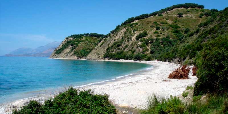 Пляж Люкова. Албания.