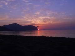 Восход солнца над Карадагом