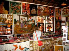 Сувенирный магазин на Шри Ланке.