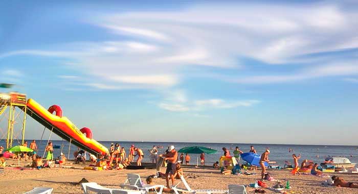 Пляж в Скадовске